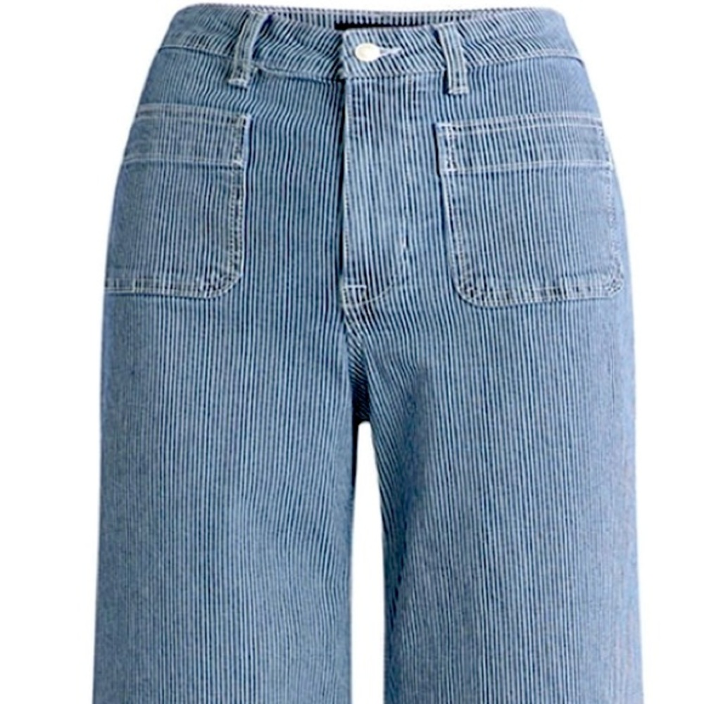 Women's Blue Striped Jeans (1 day sale!)